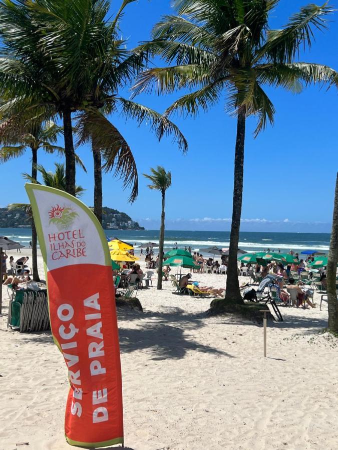 Hotel Ilhas Do Caribe - Na Melhor Regiao Da Praia Da Enseada กัวรูจา ภายนอก รูปภาพ